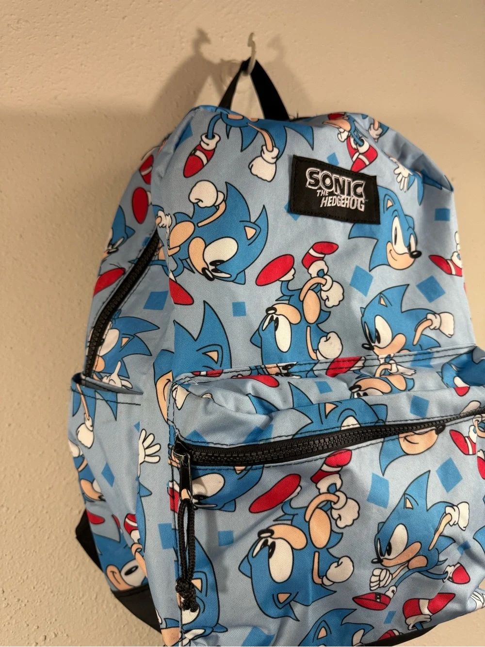 Kids' Blue sonic Backpack and Lunch Bag Set